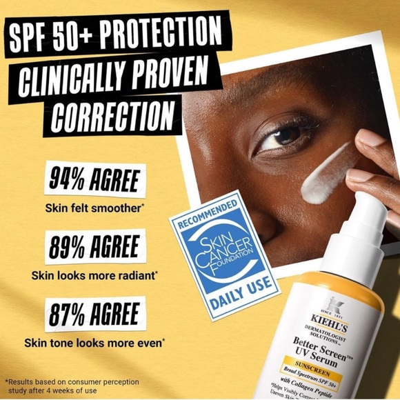 Kiehl's Better Screen UV Serum - Bright Yellow - Picture 2 of 9